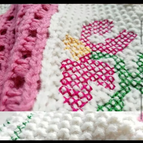 Pretty in Pink Crochet Cardigan NWT - Picture 6 of 11